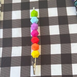 Colorful Geometric Hair Clip
